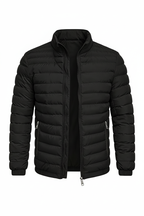 Men's Puffer Jacket - Black Side