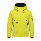 Men's Waterproof Rain Jacket – Lightweight, Adjustable Hood, Relaxed Fit