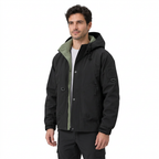 Men's Waterproof Rain Jacket – Lightweight, Adjustable Hood, Relaxed Fit