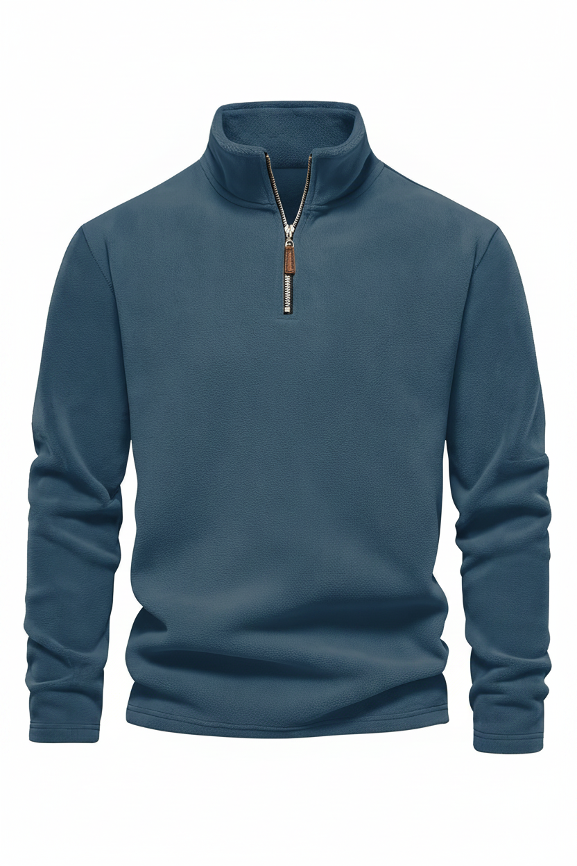Fleece Henley Sweater - produktbild