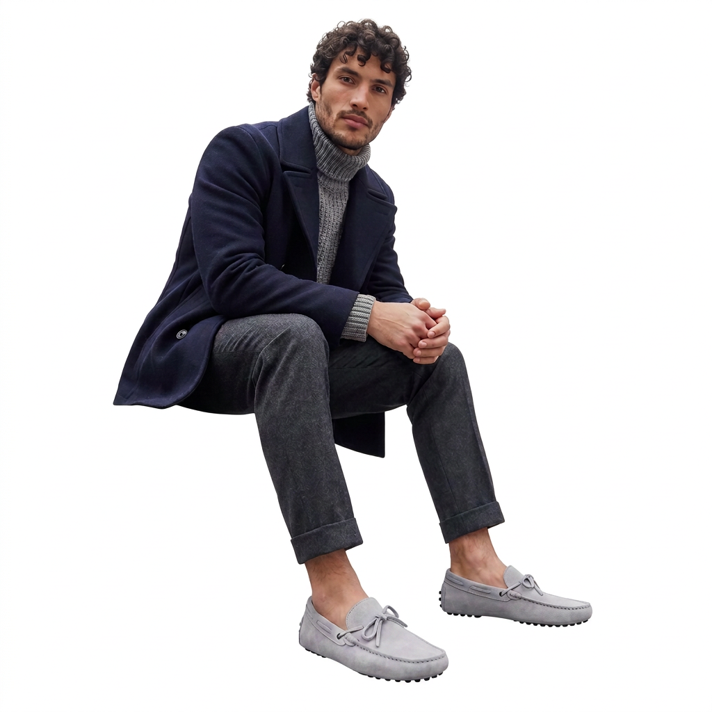 Men's Suede Driving Shoes