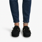 Women's Leather Sandals with Round Toe