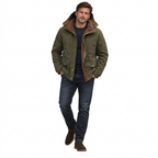 Men's Waterproof Winter Jacket – Hooded & Fleece-Lined