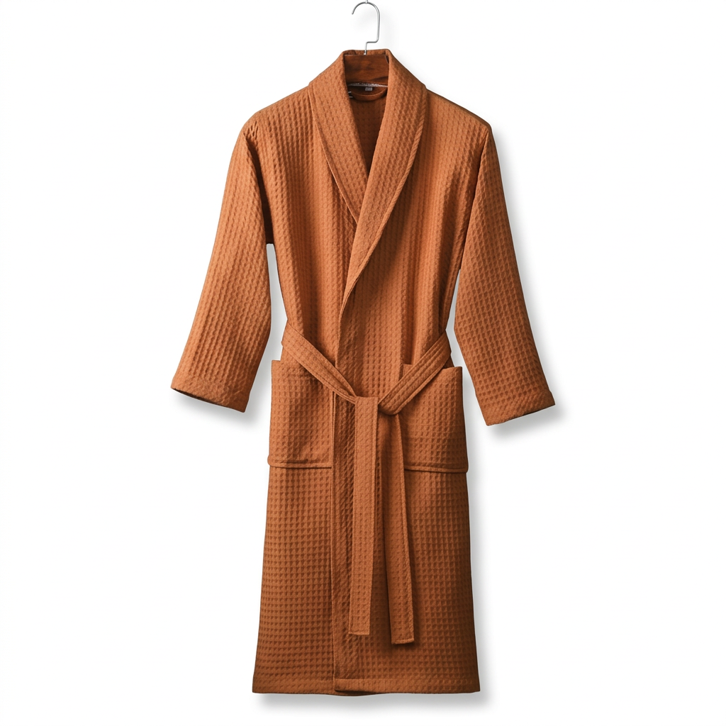 Unisex Soft Dressing Gown - Comfortable Tie-Waist Design for Everyday Use
