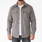 Classic Shirt Jacket with Flap Chest Pockets