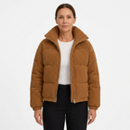 Women's Corduroy Puffer Jacket