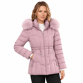 Mid Length Women's Parka Coat – Warm Quilted Insulation