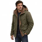 Men's Waterproof Winter Jacket – Hooded & Fleece-Lined
