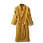 Unisex Soft Dressing Gown - Comfortable Tie-Waist Design for Everyday Use