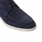 Men's Classic Suede Lace-Up Loafers