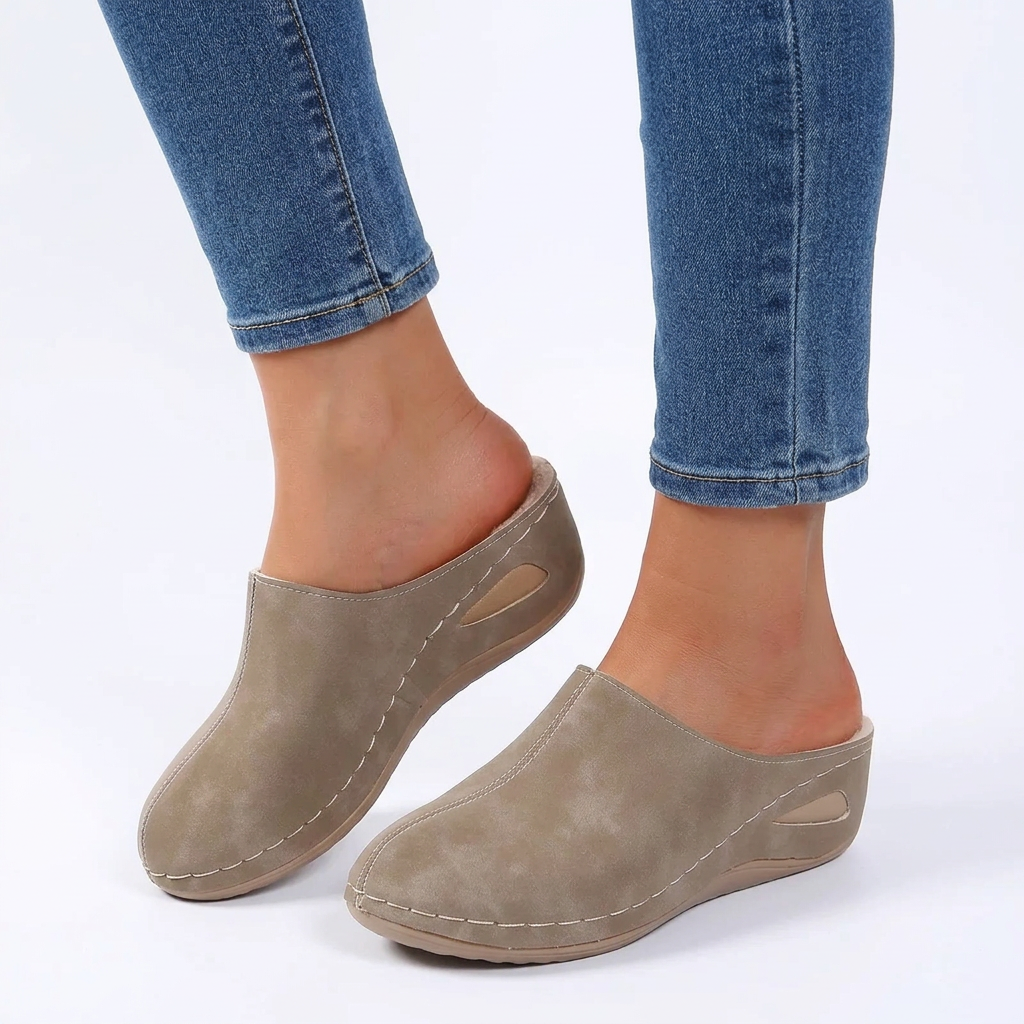 Women's Orthopaedic Slippers - Cozy Slip-On Design for Home Use
