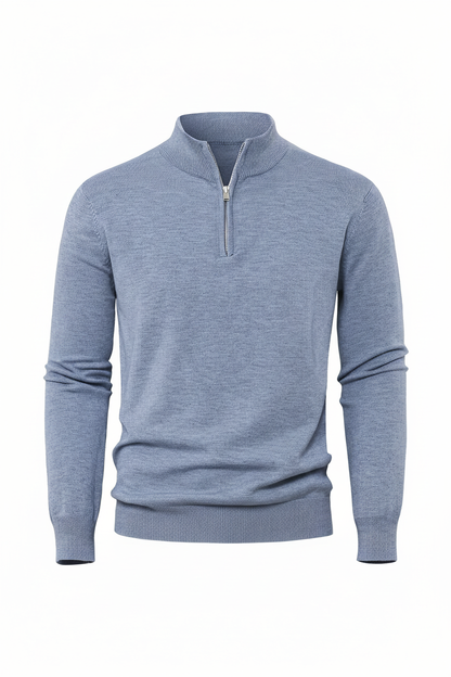 Knit Zip-Front Sweater - produktbild