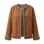 Women's Faux Shearling Suede Jacket