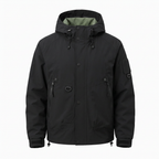 Men's Waterproof Rain Jacket – Lightweight, Adjustable Hood, Relaxed Fit