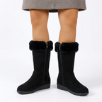 Women Orthopaedic Leather Boots with Anatomical Arch Support