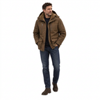 Men's Waterproof Winter Jacket – Hooded & Fleece-Lined