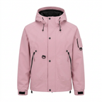 Men's Waterproof Rain Jacket – Lightweight, Adjustable Hood, Relaxed Fit