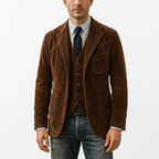 Men's Corduroy Winter Retro Blazer