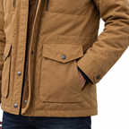 Men's Waterproof Winter Jacket – Hooded & Fleece-Lined