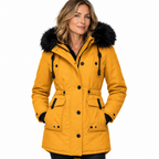 Long Women's Winter Parka – Thermal and Waterproof for Cold Days
