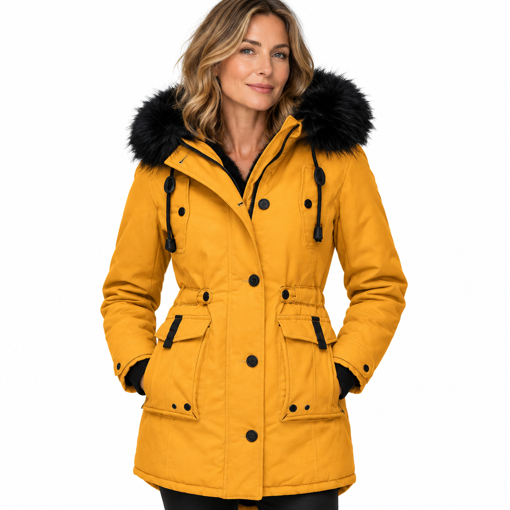 Long Women's Winter Parka – Thermal and Waterproof for Cold Days