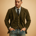 Men's Corduroy Winter Retro Blazer