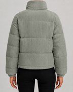 Women's Corduroy Puffer Jacket