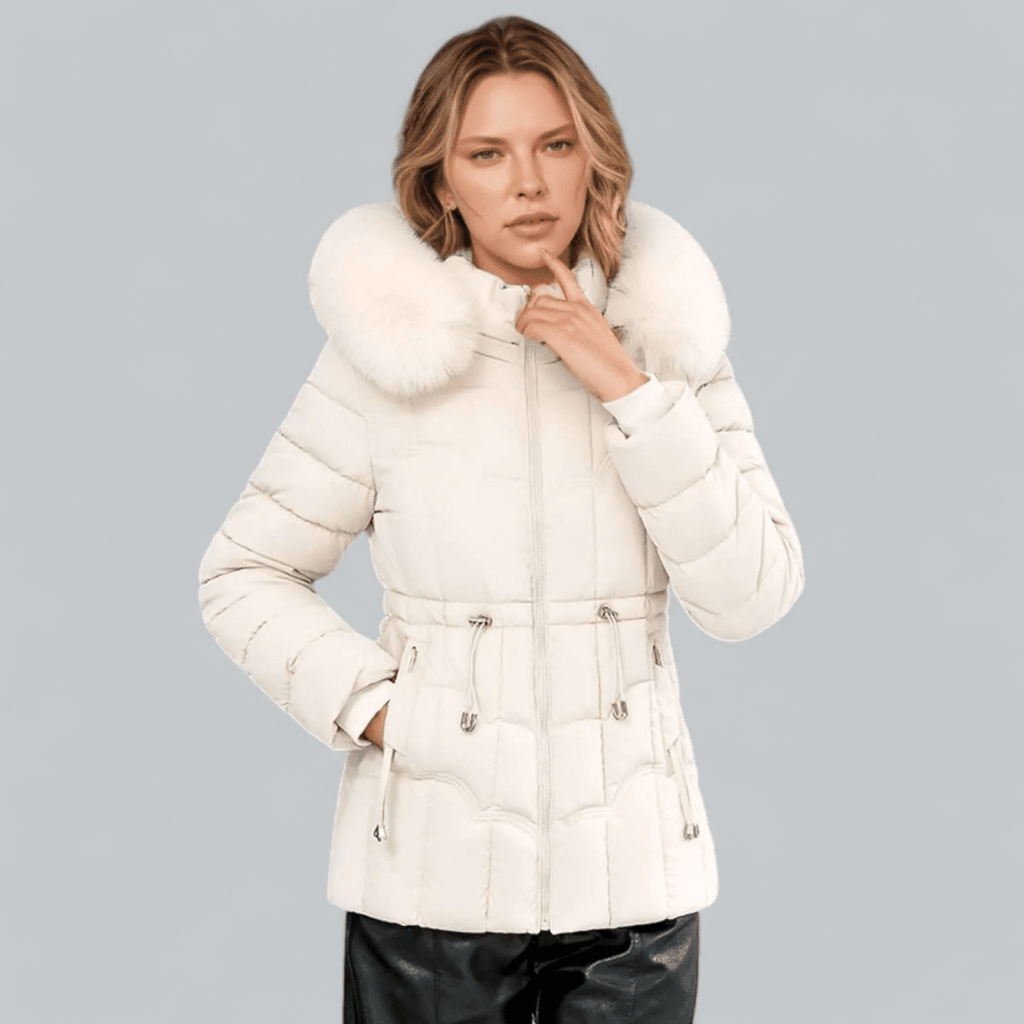 Mid Length Women's Parka Coat – Warm Quilted Insulation