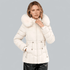 Mid Length Women's Parka Coat – Warm Quilted Insulation