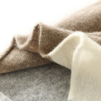 Women's Cashmere Neck Gaiter Two-Tone Warmth Neck Warmer