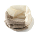 Women's Cashmere Neck Gaiter Two-Tone Warmth Neck Warmer